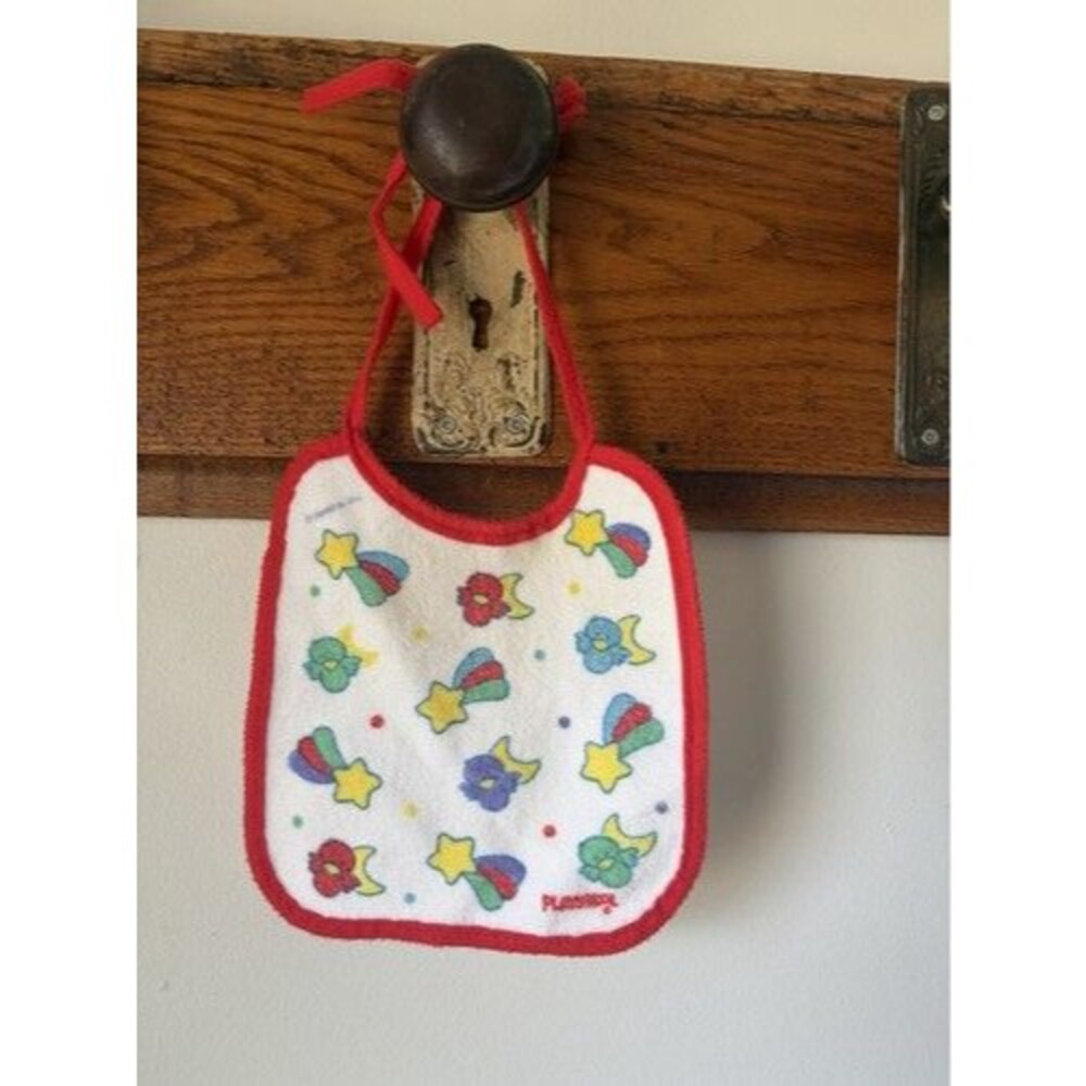 Vintage Playskool Baby Bib Stars Theme